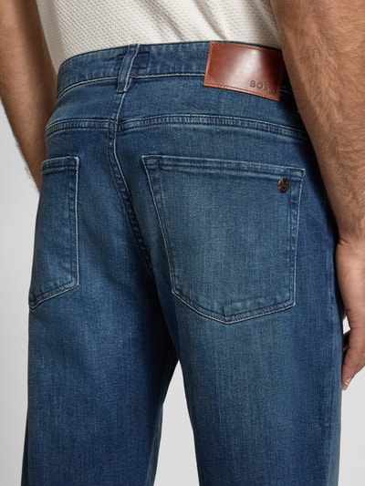 BOSS Orange Slim Fit Jeans aus Baumwoll-Mix Modell 'REMAINE' Jeansblau 3