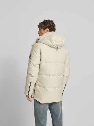 Moose Knuckles Daunenjacke mit abnehmbarem Webpelzbesatz Offwhite 5