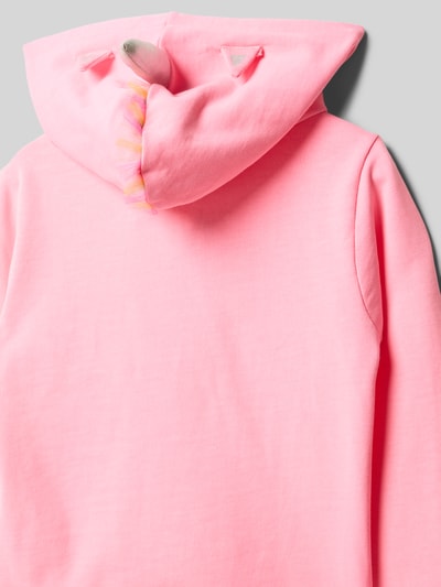 Blue Seven Sweatjacke mit Kapuze Neon Pink 2