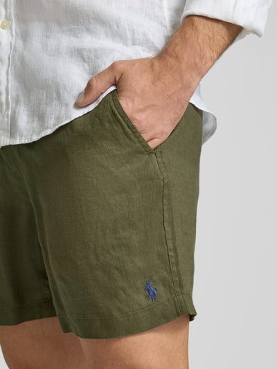 Polo Ralph Lauren Classic Fit Shorts mit Logo-Stitching Khaki 3