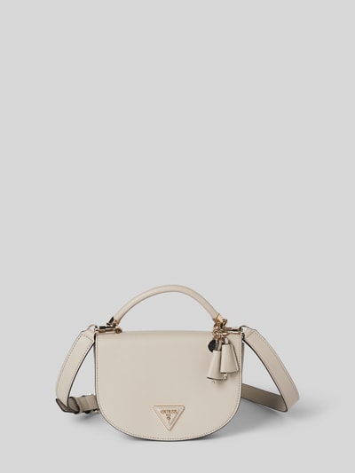 Guess Handtasche in unifarbenem Design Modell 'GIZELE Taupe 1