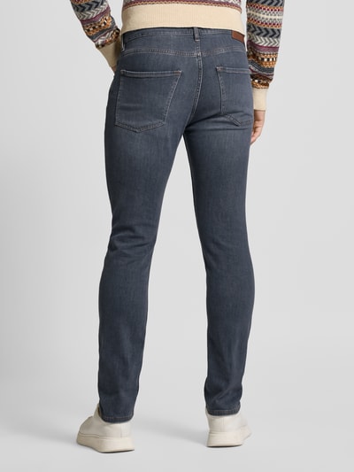 BOSS Slim Fit Jeans mit Label-Detail Modell 'Delaware' Mittelgrau 5