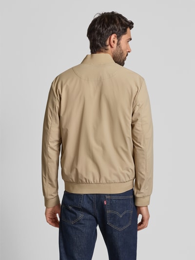 BOSS Bomberjacke mit Zweiwege-Reißverschluss Modell 'Hanry' Beige 5