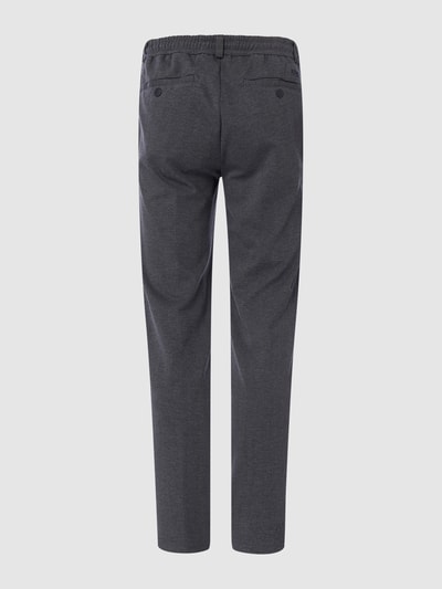 Brax Easy Pants mit Webmuster Modell 'Phil' Marine 4