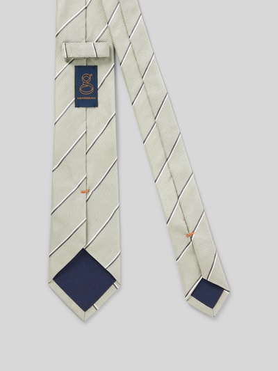Produktfoto, Seidenkrawatte aus reiner Zijde mit All-over stitching, logopatch, 7,5 cm, Breedte bij maat 1: 8 cm, van Gierremilano