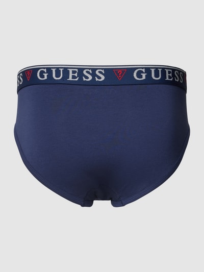 Guess Slip mit elastischem Bund Modell 'BRIAN HERO' im 3er-Pack Marine 3