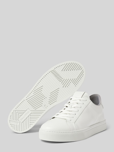 Marc O'Polo Low Top Sneaker aus Rindleder Weiss 4