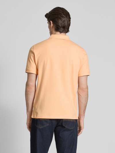 Gant Regular fit poloshirt met labelstitching Oranje - 5