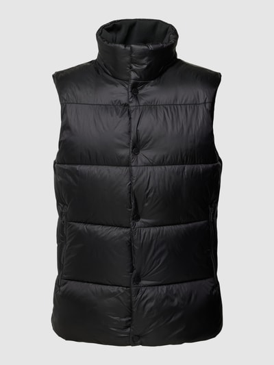 Cinque Bodywarmer met opstaande kraag, model 'Connect' Zwart - 2