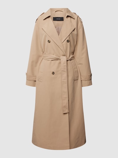 Vero Moda Trenchcoat met dubbele knoopsluiting, model 'CHLOE' Zand - 2