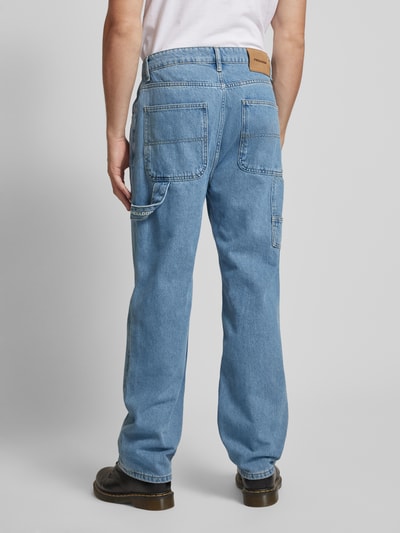 Pegador Baggy fit jeans met labeldetail, model 'DAULE' Jeansblauw - 5