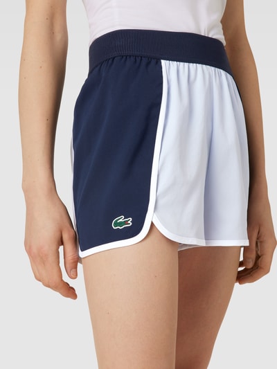 Lacoste Sport Korte broek met labelstitching Lichtblauw - 3