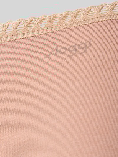 Sloggi Pants mit Label-Print im 3er-Pack Modell 'GO Crush' Beige 2