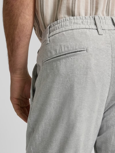 MCNEAL Leinenhose aus Leinen-Mix Dunkelgruen 3