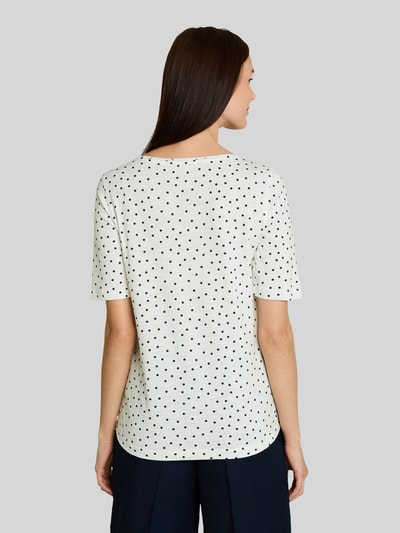 Tom Tailor Regular Fit T-Shirt aus reiner Baumwolle Weiss 5