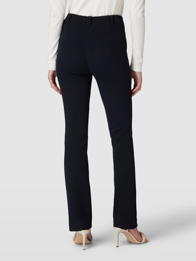 Marc Cain Slim fit broek met structuurmotief Marineblauw - 5