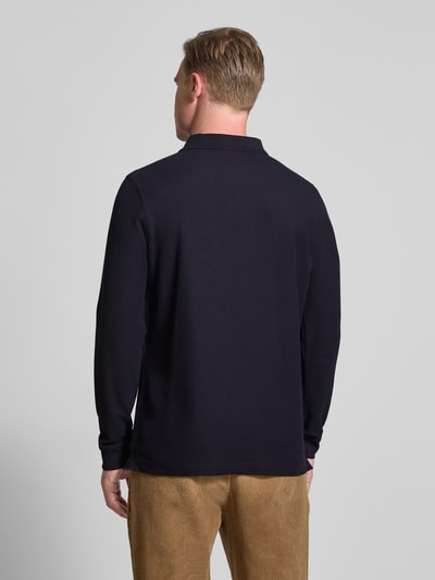 Fynch-Hatton Regular fit poloshirt met logostitching Marineblauw - 5