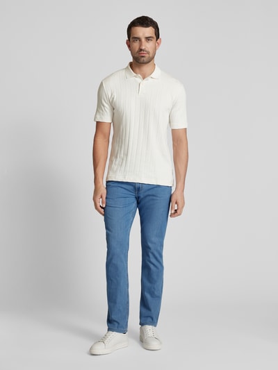 Christian Berg Men Regular fit jeans in 5-pocketmodel Lichtblauw gemêleerd - 1