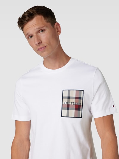 Tommy Hilfiger T-shirt z naszywką z logo Biały 3