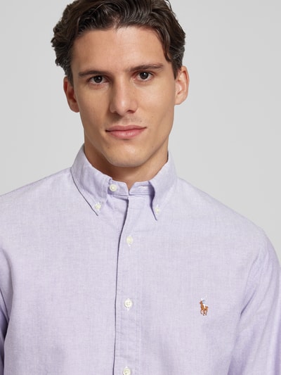 Polo Ralph Lauren Slim fit vrijetijdsoverhemd met button-downkraag Lavendel - 3