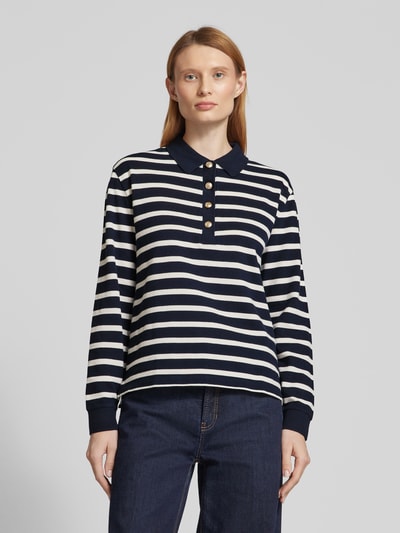 Gant Longsleeve mit Seitenschlitzen Marine 4