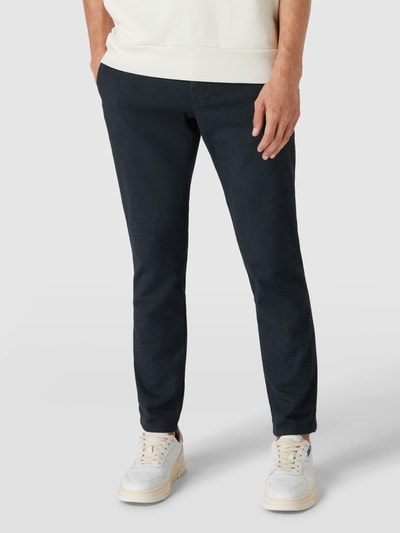 JOOP! Jeans Chino mit Strukturmuster Modell 'Matthew' Marineblau 4