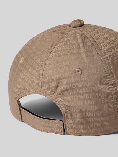 Emporio Armani Basecap mit Label-Applikation Beige 3