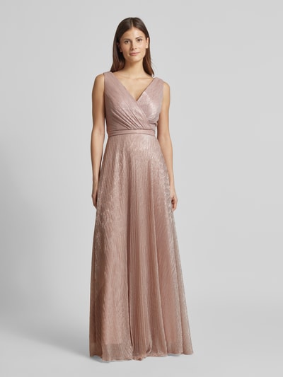 TROYDEN COLLECTION Abendkleid mit Taillenpasse Rose 4