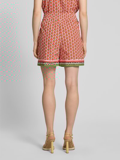 Marc Cain Relaxed Fit Bermudas mit Bundfalten Koralle 5