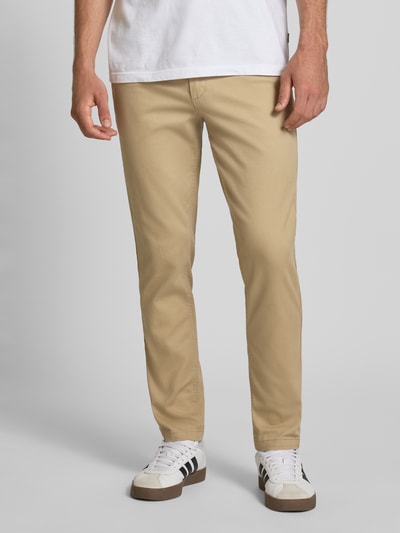 Jack & Jones Slim fit broek met steekzakken, model 'MARCO' Beige - 4