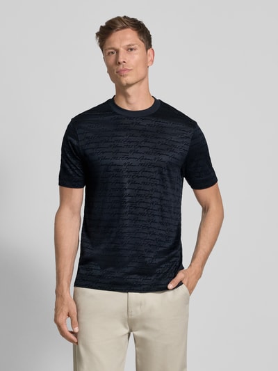 Emporio Armani T-Shirt mit Rundhalsausschnitt Marine 4