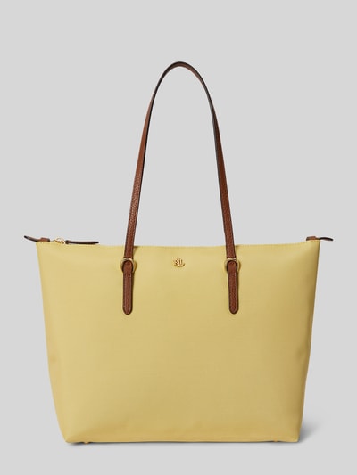 Lauren Ralph Lauren Henkeltasche mit Logo-Applikation GELB 2
