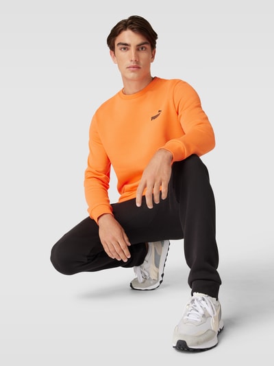 PUMA PERFORMANCE Sweatshirt mit Label-Print Orange 1