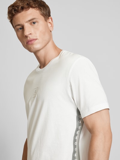 CHAMPION T-shirt met labelprint Offwhite - 3