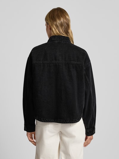 Noisy May Relaxed Fit Jeansbluse Modell 'KETTIE' Black 5