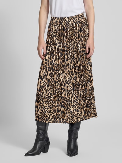 Betty Barclay Midirock mit Plisseefalten und elastischem Bund Black 4