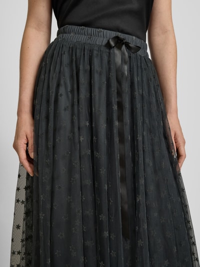 miss goodlife Maxirock mit elastischem Bund Anthrazit 3