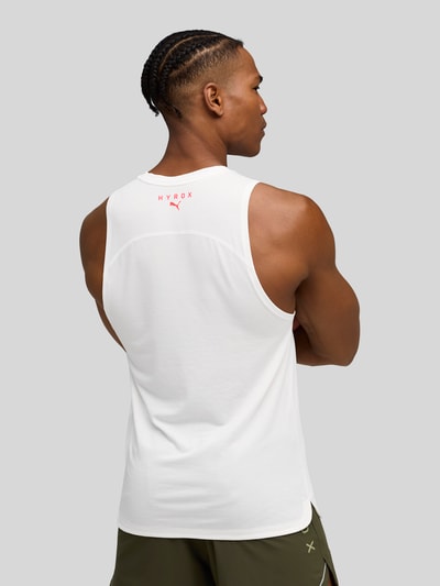 PUMA Performance PUMA x HYROX - Regular Fit Tank Top aus feuchtigkeitsregulierendem Material Weiss 4