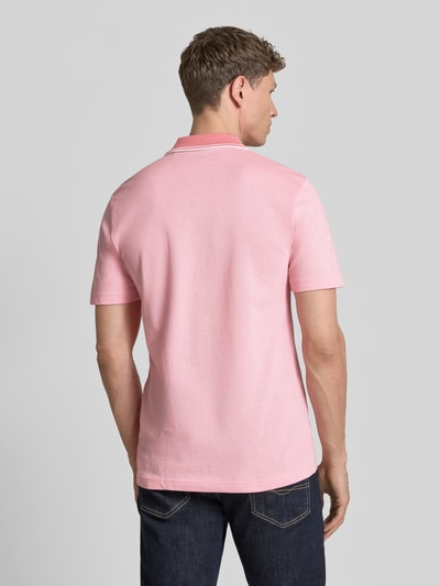 BOSS Orange Relaxed Fit Poloshirt aus reiner Baumwolle Modell 'PEOXFORDNEW' Hellrot 5