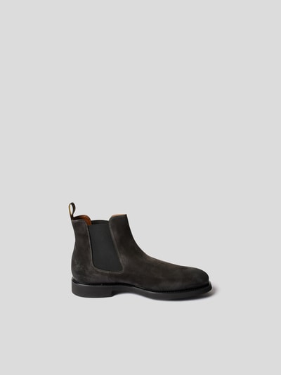 Doucal's Chelsea Boots aus Veloursleder  Dunkelgrau 5