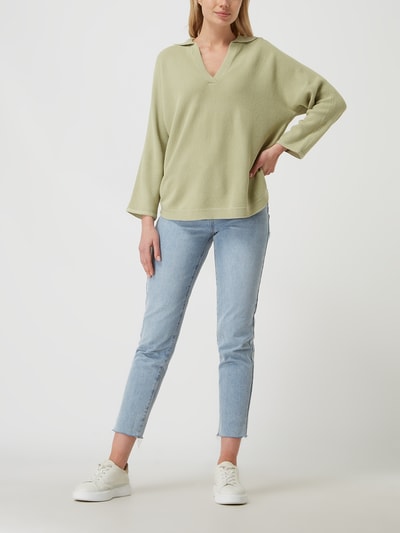 Opus Pullover mit Polokragen Modell 'Pilea' Schilf 1