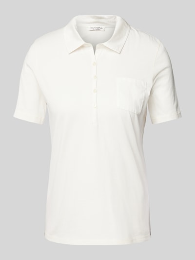 Marc O'Polo Regular Fit Poloshirt aus reiner Baumwolle Weiss 2