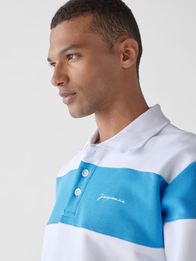 Jacquemus Poloshirt mit Streifenmuster Marine 3