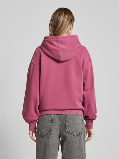 Carhartt Work In Progress Oversized Hoodie mit Label-Patch Modell 'NELSON' Pink 5