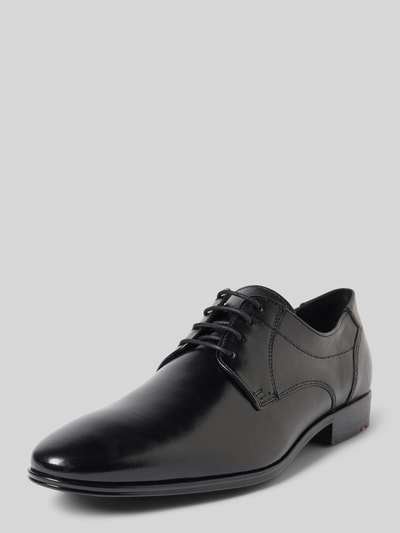 Lloyd Leren derbyschoenen met siernaden, model 'CORE' Zwart - 1