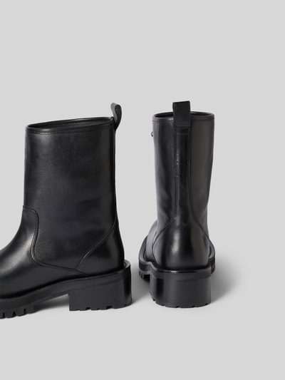Diesel Stiefel mit Logo-Applikation Metallic Black 3