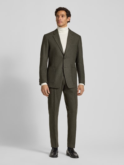Tiger of Sweden Slim Fit Sakko aus reiner Viskose Modell 'Justin' Dunkelgruen 1