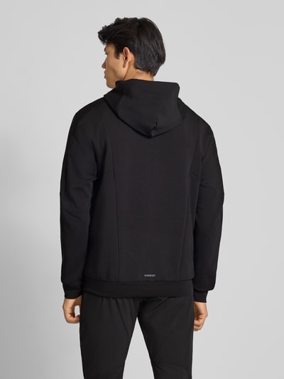 adidas Training Regular fit sweatjack met logoprint, model 'Full' Zwart - 5