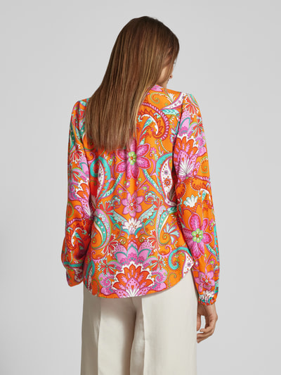 Emily Van den Bergh Bluse mit Paisley-Muster Orange 5