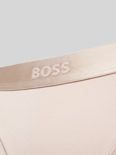 BOSS String met labelstitching Beige - 2